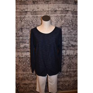 Christopher  & Banks blue long sleeve active top